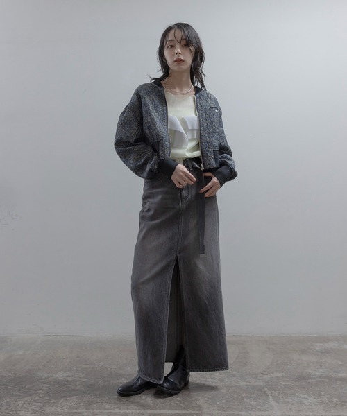 Eimee Law（エイミーロウ）の「フラワージャガード リバーシブルブルゾン（ブルゾン・レディース・ライトピンク/ブラック/ブルー・FREE）」の14枚目の写真