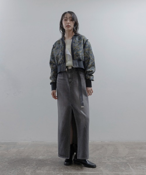 Eimee Law（エイミーロウ）の「フラワージャガード リバーシブルブルゾン（ブルゾン・レディース・ライトピンク/ブラック/ブルー・FREE）」の20枚目の写真