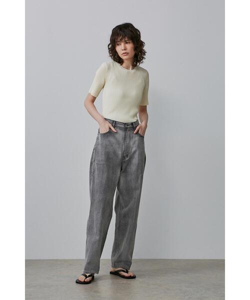YLEVE(イレーヴ)の「YLEVE / 13.5oz DENIM BAGGY FADE(デニムパンツ・レディース・ブルー/ブラック・0/1)」の1枚目の写真