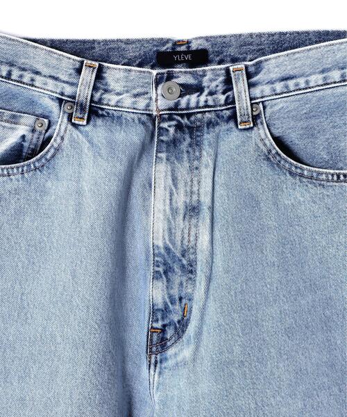 YLEVE(イレーヴ)の「YLEVE / 13.5oz DENIM BAGGY FADE(デニムパンツ・レディース・ブルー/ブラック・0/1)」の12枚目の写真