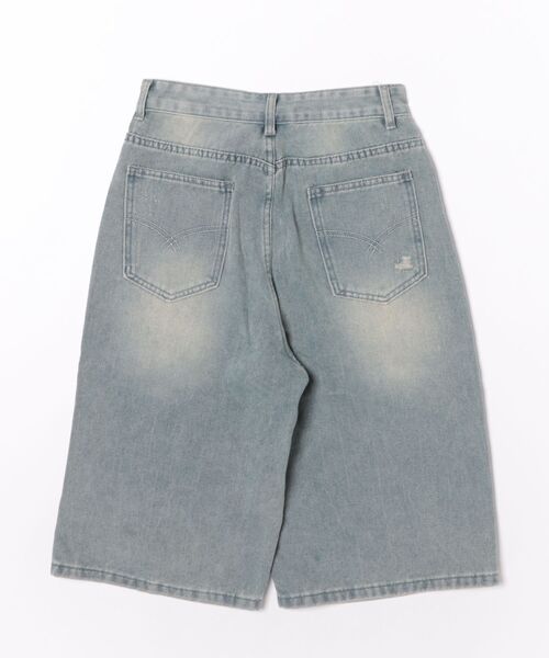 UP START(アップスタート)の「【Bls】 【ZM】【Bling Leads】ダメージ加工 スケーター ハーフパンツ(BL)(その他パンツ・レディース・ブルー・LARGE/MEDIUM)」の10枚目の写真