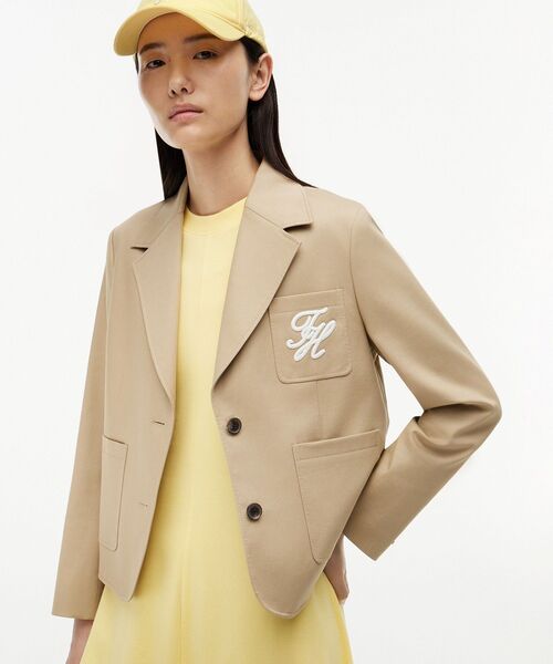 TOMMY HILFIGER(トミーヒルフィガー)の「TH刺繍入りベースボールキャップ(キャップ・レディース・ピンク/イエロー・FREE)」の10枚目の写真
