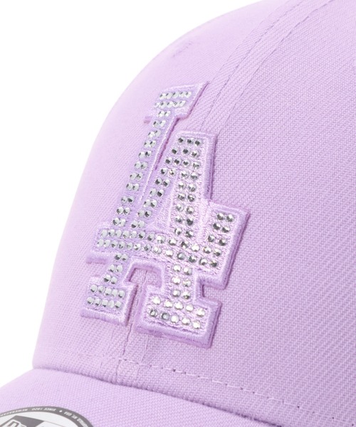 NEW ERA(ニューエラ)の「ニューエラキッズキャップ Youth9FORTY ラインストーンMLB ONSPOTZ別注(キャップ・キッズ・パープル/ストーン/ピンク/ブルー・52-56cm)」の14枚目の写真