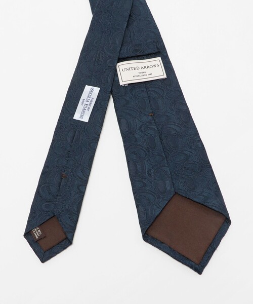 UNITED ARROWS(ユナイテッドアローズ)の「BIANCHI ネイビー オーバル ネクタイ(ネクタイ・メンズ・ネイビー・FREE)」の3枚目の写真