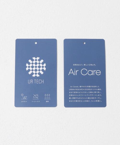 URBAN RESEARCH DOORS(アーバンリサーチドアーズ)の「『速乾/イージーケア/UVカット』『UR TECH』Aircareフリルネックブラウス(シャツ/ブラウス・レディース・オフホワイト/ブラック系その他/ブルー系その他・FREE)」の4枚目の写真