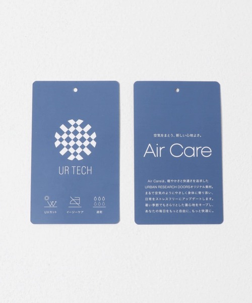 URBAN RESEARCH DOORS(アーバンリサーチドアーズ)の「『UR TECH』 Aircare フリルネックブラウス(シャツ/ブラウス・レディース・オフホワイト/ブラック系その他/ブルー系その他・FREE)」の6枚目の写真