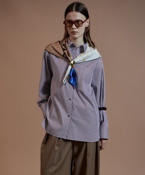 MAISON SPECIAL(メゾンスペシャル)の「Ordinary Shirt/オーディナリーシャツ(シャツ/ブラウス・レディース・ホワイト/グリーン/ブルー/ブラウン・FREE)」の2枚目の写真