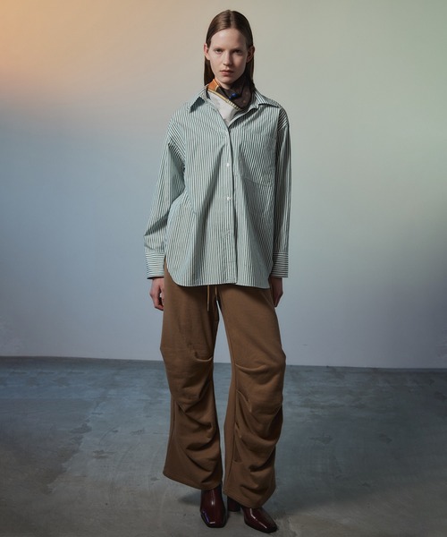 MAISON SPECIAL(メゾンスペシャル)の「Ordinary Shirt/オーディナリーシャツ(シャツ/ブラウス・レディース・ホワイト/グリーン/ブルー/ブラウン・FREE)」の5枚目の写真