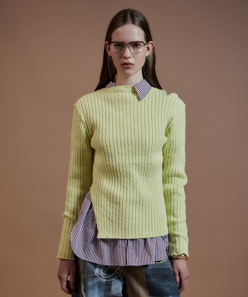 MAISON SPECIAL(メゾンスペシャル)の「Ordinary Shirt/オーディナリーシャツ(シャツ/ブラウス・レディース・ホワイト/グリーン/ブルー/ブラウン・FREE)」の18枚目の写真