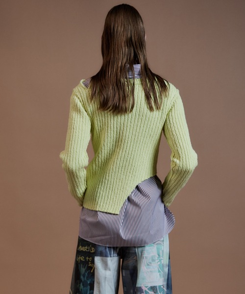 MAISON SPECIAL(メゾンスペシャル)の「Ordinary Shirt/オーディナリーシャツ(シャツ/ブラウス・レディース・ホワイト/グリーン/ブルー/ブラウン・FREE)」の19枚目の写真