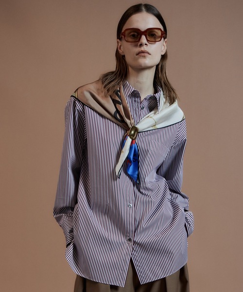 MAISON SPECIAL(メゾンスペシャル)の「Ordinary Shirt/オーディナリーシャツ(シャツ/ブラウス・レディース・ホワイト/グリーン/ブルー/ブラウン・FREE)」の21枚目の写真