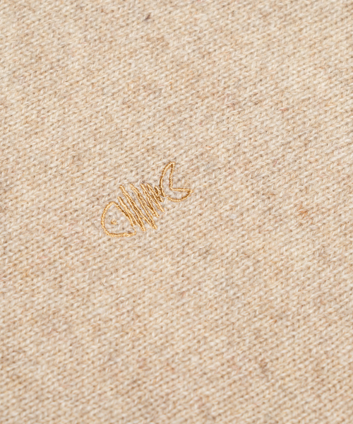 EDINBURGH CLUB（エディンバラクラブ）の「SHETLAND WOOL FISH KNIT (BEIGE)（ニット/セーター・メンズ・Beige・MEDIUM/LARGE/X-LARGE）」の4枚目の写真