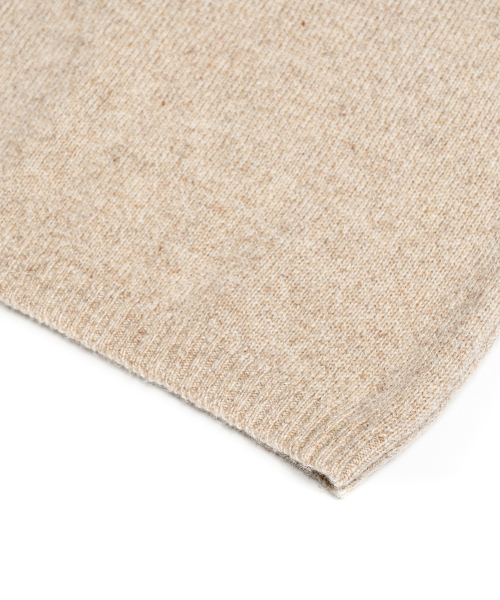 EDINBURGH CLUB（エディンバラクラブ）の「SHETLAND WOOL FISH KNIT (BEIGE)（ニット/セーター・メンズ・Beige・MEDIUM/LARGE/X-LARGE）」の5枚目の写真
