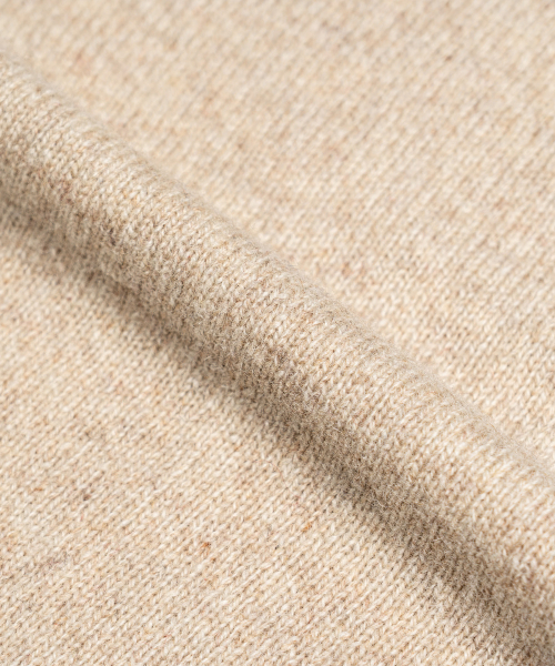 EDINBURGH CLUB（エディンバラクラブ）の「SHETLAND WOOL FISH KNIT (BEIGE)（ニット/セーター・メンズ・Beige・MEDIUM/LARGE/X-LARGE）」の6枚目の写真