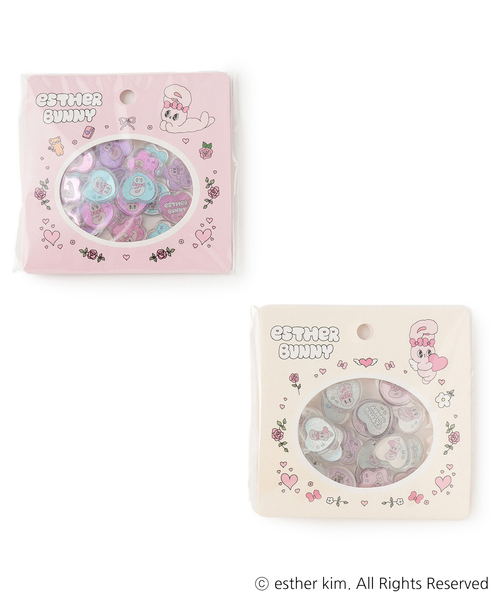 LOVETOXIC(ラブトキシック)の「【eSTHeRBUNNY】おはじき風シール(その他小物・キッズ・ピンク/オフホワイト・F)」の8枚目の写真