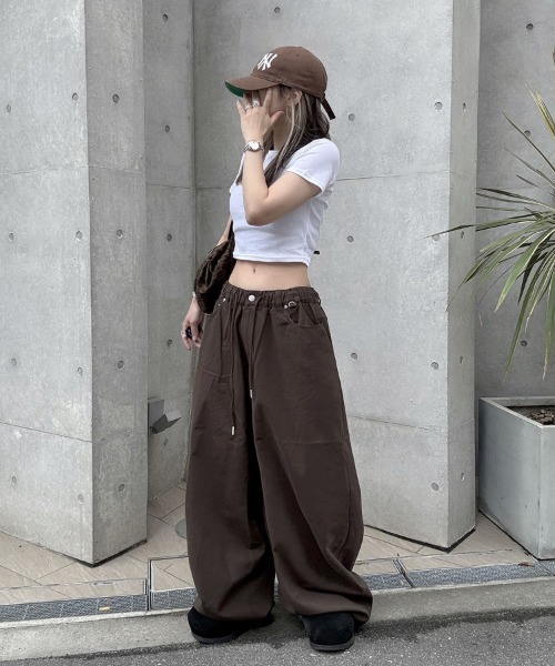 YACA(ヤーカ)の「Mini Tee/ミニT(Tシャツ/カットソー・レディース・ホワイト/ブラック/グレー・FREE)」の5枚目の写真