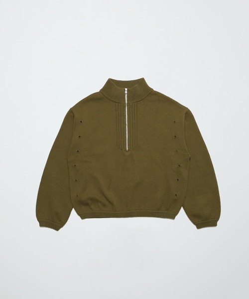 bal(バル)の「HALF ZIP PULLOVER SWEATER BLOUSON(ニット/セーター・メンズ・マスタード/ブラック/ブラウン・3/2/1)」の21枚目の写真