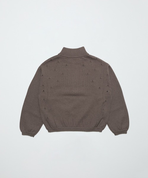 bal(バル)の「HALF ZIP PULLOVER SWEATER BLOUSON(ニット/セーター・メンズ・マスタード/ブラック/ブラウン・3/2/1)」の20枚目の写真