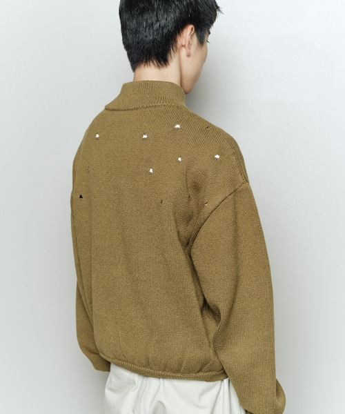 bal(バル)の「HALF ZIP PULLOVER SWEATER BLOUSON(ニット/セーター・メンズ・マスタード/ブラック/ブラウン・3/2/1)」の16枚目の写真