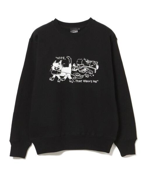 BEAMS T(ビームスティー)の「BEAMS T / "That Wasn't Me" Crewneck Sweat(スウェット・メンズ・ブラック/ライトグレー・XL/L/M/S)」の2枚目の写真
