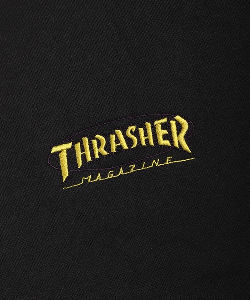 THRASHER(スラッシャー)の「THRASHER スラッシャー マルチロゴ刺繍 裏起毛 クルーネック スウェット オーバーサイズ 長袖トレーナー(スウェット・メンズ・グレー/ブラック・M/XL/L)」の13枚目の写真