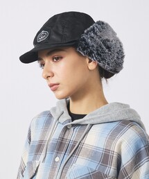 POLeR（ポーラー）の「【POLER / ポーラー】NYLON FUR FLAP CAP / ナイロン ファー フラップキャップ（キャップ）」