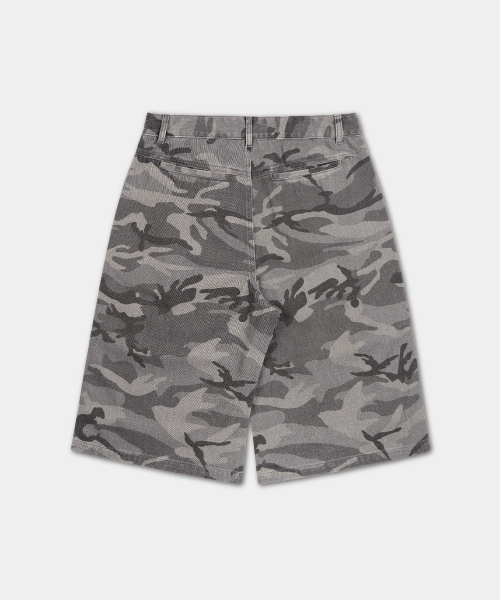 EXCONTAINER（エックスコンテナ）の「カモパラシュートバミューダパンツ (GREY CAMO)（その他パンツ・メンズ・その他・MEDIUM/SMALL/X-LARGE/LARGE）」の3枚目の写真
