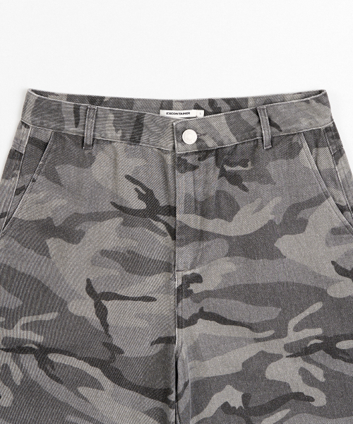 EXCONTAINER（エックスコンテナ）の「カモパラシュートバミューダパンツ (GREY CAMO)（その他パンツ・メンズ・その他・MEDIUM/SMALL/X-LARGE/LARGE）」の4枚目の写真