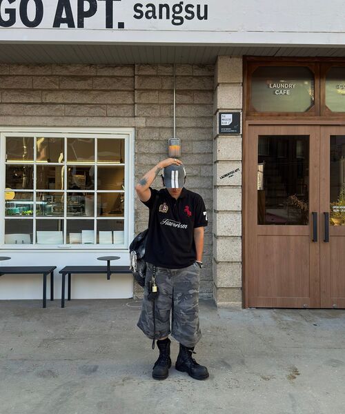 EXCONTAINER（エックスコンテナ）の「カモパラシュートバミューダパンツ (GREY CAMO)（その他パンツ・メンズ・その他・MEDIUM/SMALL/X-LARGE/LARGE）」の8枚目の写真