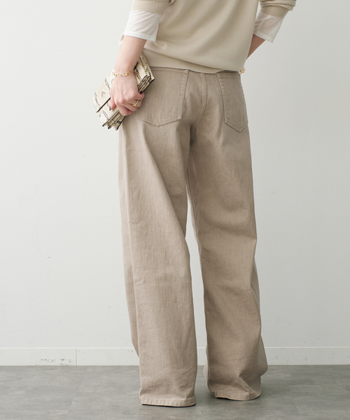Deuxieme Classe(ドゥーズィエムクラス)の「*追加 Baggy ジーンズ(デニムパンツ・レディース・ホワイト/ベージュ・34/36/38)」の9枚目の写真
