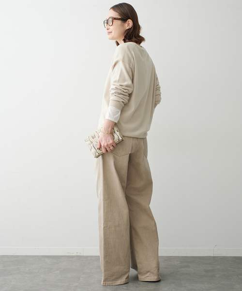 Deuxieme Classe(ドゥーズィエムクラス)の「*追加 Baggy ジーンズ(デニムパンツ・レディース・ホワイト/ベージュ・34/36/38)」の11枚目の写真