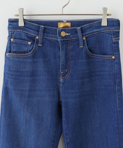MOTHER/マザー THE MID RISE RAMBLER ZIP FLOOD デニムパンツ