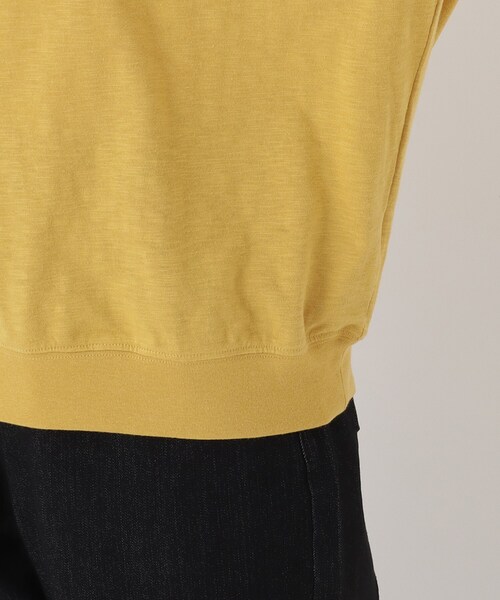 one'sterrace(ワンズテラス)の「綿スラブ天竺 七分袖プルオーバー(Tシャツ/カットソー・レディース・イエロー系8/ブラック系8/オレンジ系その他5・02)」の9枚目の写真