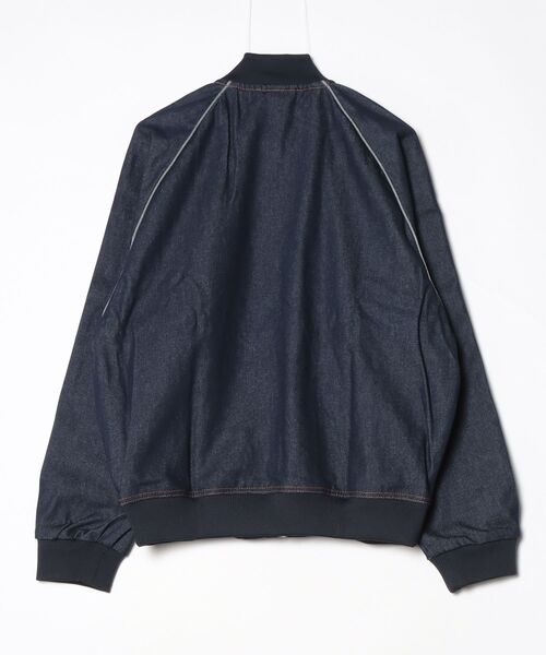 adidas（アディダス）の「SST ADICOLOR DENIM TRACK TOP / SST アディカラー デニム トラックトップ / アディダスオリジナルス adidas Originals（デニムジャケット・メンズ・ブルー・SMALL/MEDIUM/LARGE/X-LARGE/XX-LARGE/3XL/X-SMALL）」の12枚目の写真