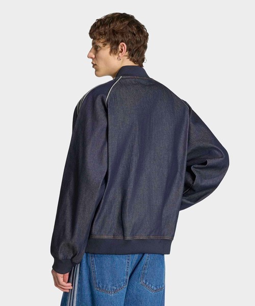 adidas（アディダス）の「SST ADICOLOR DENIM TRACK TOP / SST アディカラー デニム トラックトップ / アディダスオリジナルス adidas Originals（デニムジャケット・メンズ・ブルー・SMALL/MEDIUM/LARGE/X-LARGE/XX-LARGE/3XL/X-SMALL）」の8枚目の写真