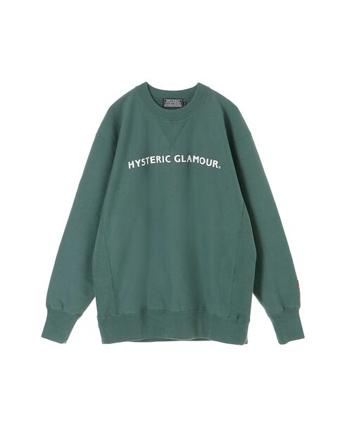 HYSTERIC GLAMOUR(ヒステリックグラマー)の「HYS LOGO スウェット(スウェット・メンズ・グリーン/ブラック/トップグレー・LARGE/MEDIUM/SMALL/X-LARGE)」の1枚目の写真