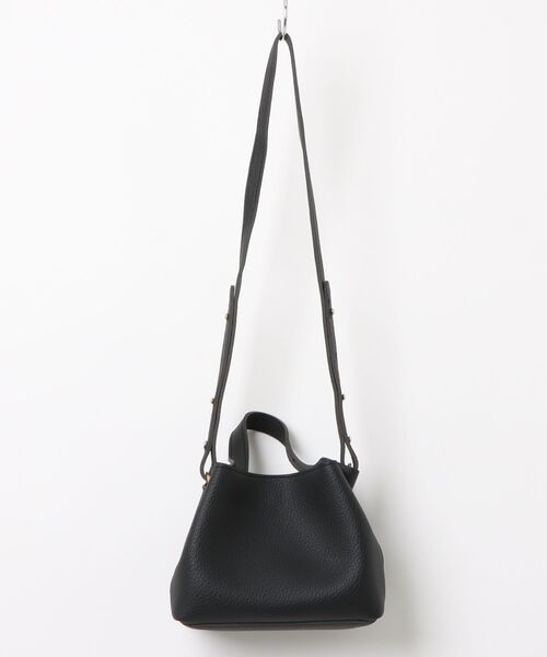 VIBGYOR(ヴィブジョー)の「LESRIRE/ シボレザー風2WAYショルダーバッグ L9389(ショルダーバッグ・レディース・ホワイト/ブラウン/ブラック・FREE)」の10枚目の写真