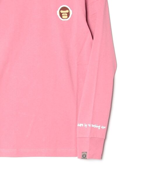 AAPE BY A BATHING APE(エーエイプバイアベイシングエイプ)の「AAPER LONG SLEEVE TEE(Tシャツ/カットソー・メンズ・ワインレッド/ブラック・X-LARGE/XX-LARGE/SMALL/MEDIUM/LARGE/X-SMALL)」の12枚目の写真