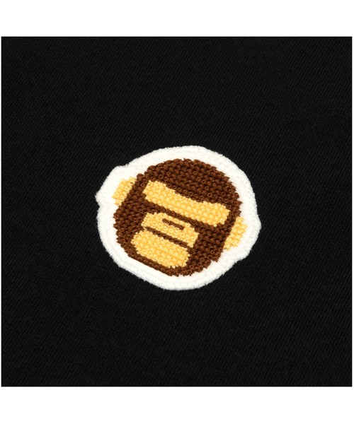 AAPE BY A BATHING APE(エーエイプバイアベイシングエイプ)の「AAPER LONG SLEEVE TEE(Tシャツ/カットソー・メンズ・ワインレッド/ブラック・X-LARGE/XX-LARGE/SMALL/MEDIUM/LARGE/X-SMALL)」の4枚目の写真