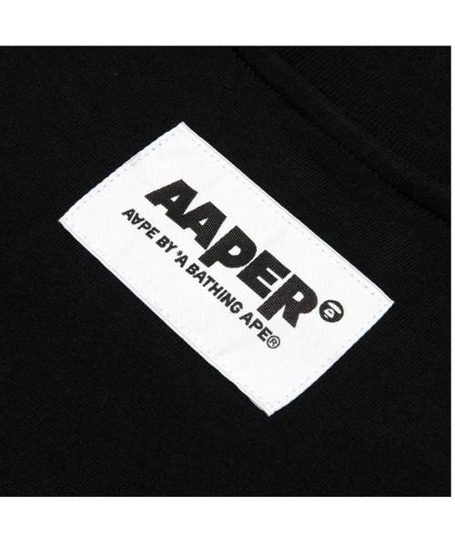 AAPE BY A BATHING APE(エーエイプバイアベイシングエイプ)の「AAPER LONG SLEEVE TEE(Tシャツ/カットソー・メンズ・ワインレッド/ブラック・X-LARGE/XX-LARGE/SMALL/MEDIUM/LARGE/X-SMALL)」の5枚目の写真