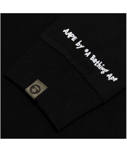 AAPE BY A BATHING APE(エーエイプバイアベイシングエイプ)の「AAPER LONG SLEEVE TEE(Tシャツ/カットソー・メンズ・ワインレッド/ブラック・X-LARGE/XX-LARGE/SMALL/MEDIUM/LARGE/X-SMALL)」の6枚目の写真