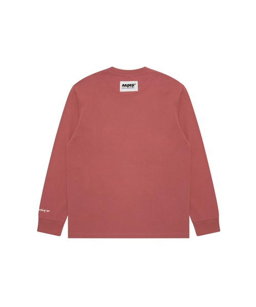 AAPE BY A BATHING APE(エーエイプバイアベイシングエイプ)の「AAPER LONG SLEEVE TEE(Tシャツ/カットソー・メンズ・ワインレッド/ブラック・X-LARGE/XX-LARGE/SMALL/MEDIUM/LARGE/X-SMALL)」の7枚目の写真
