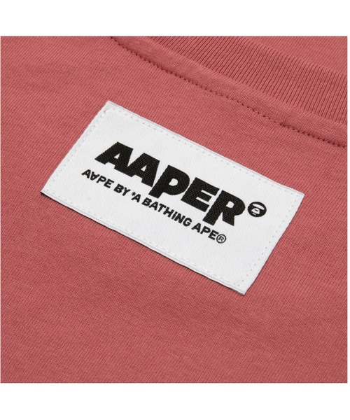 AAPE BY A BATHING APE(エーエイプバイアベイシングエイプ)の「AAPER LONG SLEEVE TEE(Tシャツ/カットソー・メンズ・ワインレッド/ブラック・X-LARGE/XX-LARGE/SMALL/MEDIUM/LARGE/X-SMALL)」の9枚目の写真