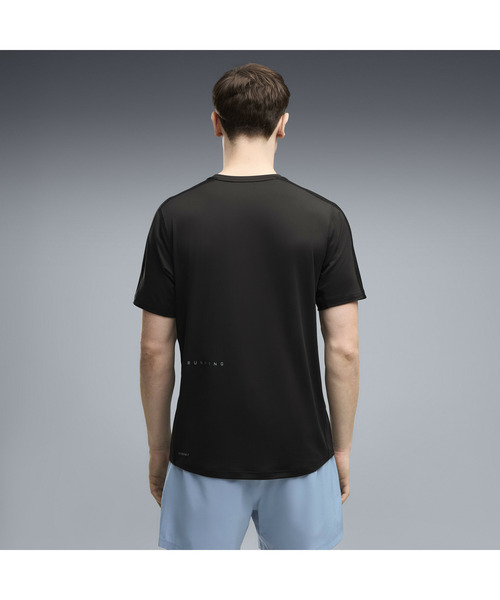 PUMA(プーマ)の「PUMA プーマ メンズ ランニング ブライトストライド クラウドスパン 半袖 T(Tシャツ/カットソー・メンズ・ブラック/ラベンダー・SMALL/MEDIUM/XX-LARGE/X-LARGE/LARGE)」の3枚目の写真