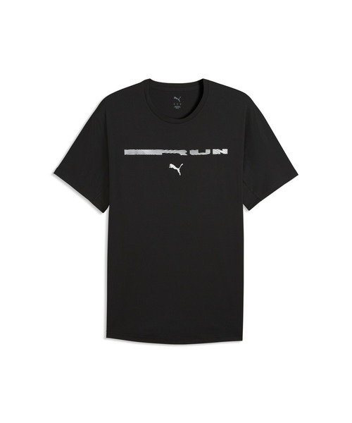 PUMA(プーマ)の「PUMA プーマ メンズ ランニング ブライトストライド クラウドスパン 半袖 T(Tシャツ/カットソー・メンズ・ブラック/ラベンダー・SMALL/MEDIUM/XX-LARGE/X-LARGE/LARGE)」の5枚目の写真