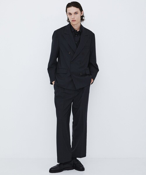UNITED TOKYO（ユナイテッドトウキョウ）の「【数量限定】SERPINO WOOL DOUBLE JACKET（テーラードジャケット・メンズ・ブラック/ダークグレー・1/2）」の10枚目の写真