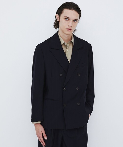 UNITED TOKYO（ユナイテッドトウキョウ）の「【数量限定】SERPINO WOOL DOUBLE JACKET（テーラードジャケット・メンズ・ブラック/ダークグレー・1/2）」の15枚目の写真