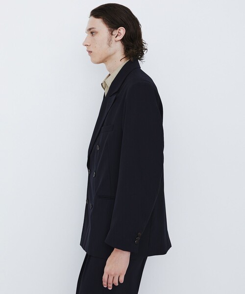 UNITED TOKYO（ユナイテッドトウキョウ）の「【数量限定】SERPINO WOOL DOUBLE JACKET（テーラードジャケット・メンズ・ブラック/ダークグレー・1/2）」の13枚目の写真