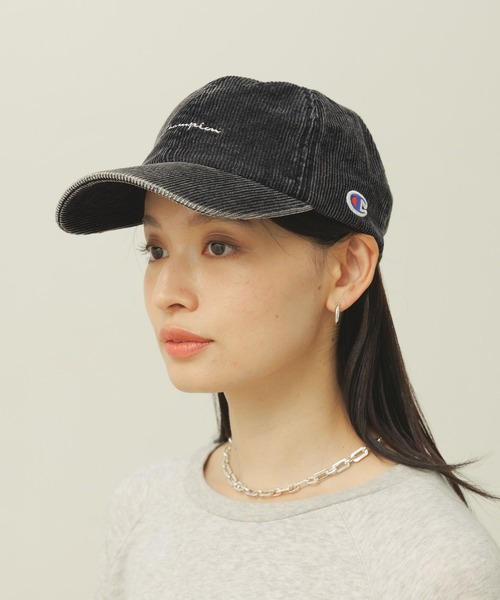 Champion（チャンピオン）の「【Champion(チャンピオン）】別注／ウォッシュコールCAP（キャップ・レディース・ピンク/ブラック・FREE）」の22枚目の写真