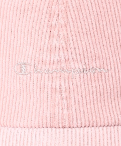 Champion（チャンピオン）の「【Champion(チャンピオン）】別注／ウォッシュコールCAP（キャップ・レディース・ピンク/ブラック・FREE）」の6枚目の写真